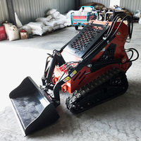 Mini-chargeuse sur chenilles diesel Kubota Euro 5 EPA avec broyeur forestier et tondeuse à gazon