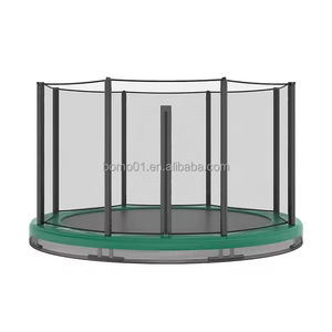 ज़ोशाइन 10/12/14/16 फीट आउटडोर इंराउंड ट्रैम्पोलिन फिटनेस सुरक्षा नेट पॉलीप्रोपाइलीन और पीसी निर्माण के साथ बड़े आकार - Product Image 5