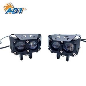 ไฟตัดหมอกรถยนต์ ADT S19 40W 4000LM สว่างพิเศษ อุปกรณ์เสริมไฟรถยนต์ 12V 24V ไฟสูง/ต่ำ แบบสี่เหลี่ยม หลอดไฟคู่ LED - Product Image 4