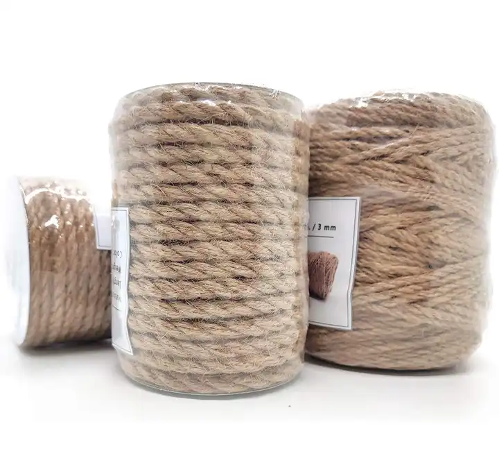 Source Cordon de 25mm en chanvre pour bricolage, corde de Jute