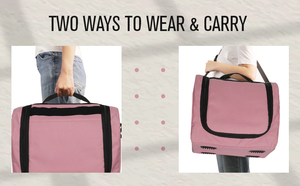 <b>Large</b> Hat Bag for <b>Baseball</b> <b>Caps</b>, <b>Baseball</b> Hat Carrier Case with Carrying Handle and Adjustable Shoulder Strap - Product Image 6