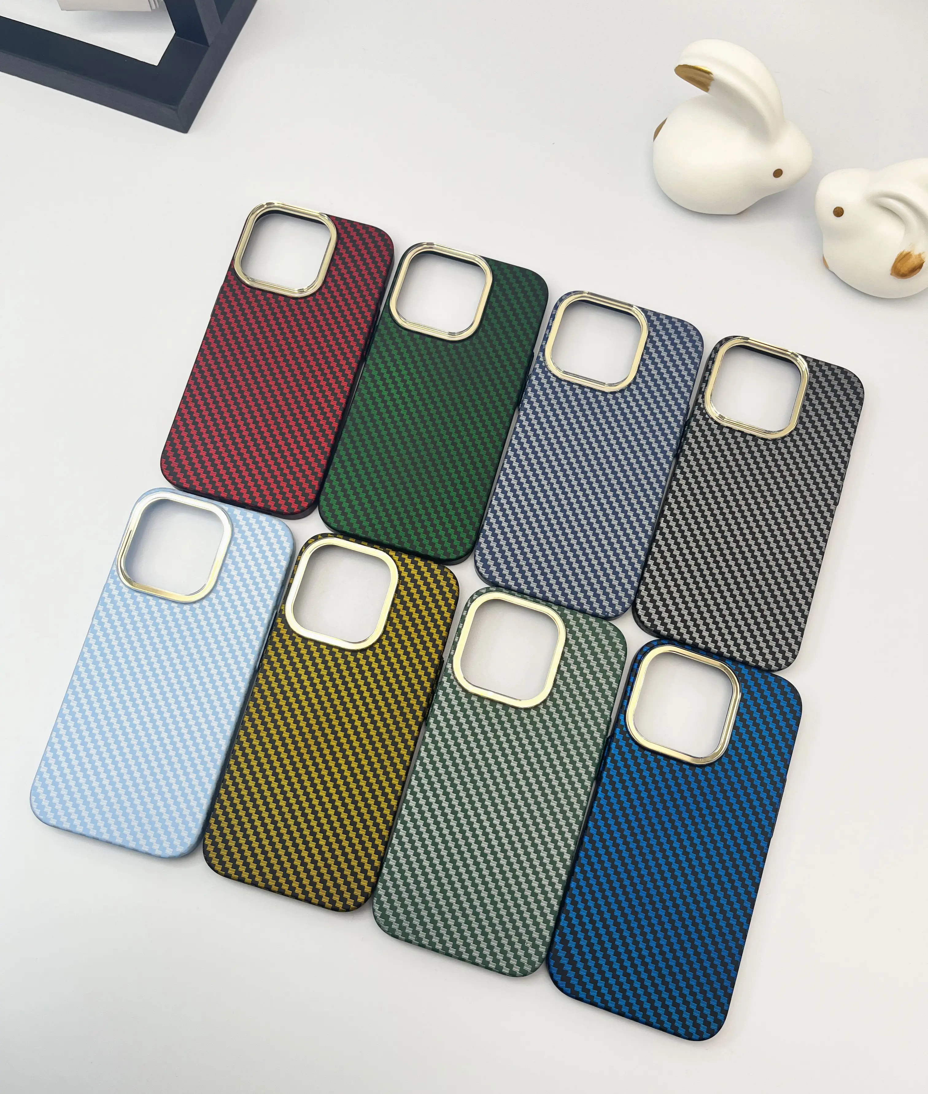carbon fiber hard PC case for iphone 14 plus high quality dust proof phone cover for iphone 13 pro max 12 11 xs xr 678plus