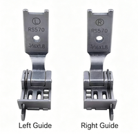 Pied presseur double aiguille RS570 845 avec rouleau de butée pour machine à coudre