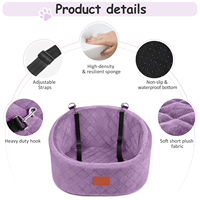 Coussin de siège auto pour animaux antidérapant et résistant à la saleté, double usage, confortable, pour la maison et le véhicule – Offre Spéciale