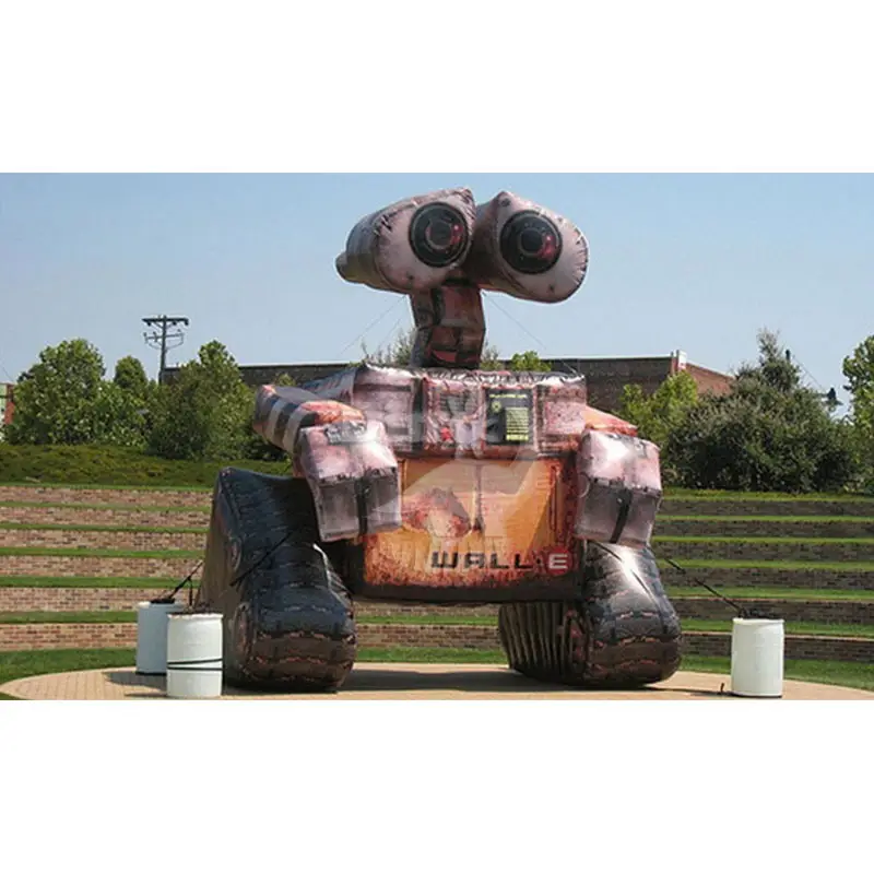 Dünya çapında sıcak şişme Retro Robot karikatür reklam modeli süslemeleri satılık