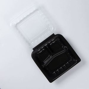 Boîte à repas jetable à clapet en MFPP pour la préparation des repas à emporter – Contenants alimentaires portables en plastique - Product Image 3
