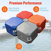 Fabricant de quais flottants modulaires en HDPE 500x500x400mm 7kg