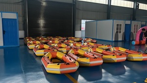 <span class=keywords><strong>Bateau</strong></span> de surf gonflable en PVC de 0,9 mm, résistant à l'usure, kayak à rames de 2,4 m, kayak gonflable pour la dérive - Product Image 4