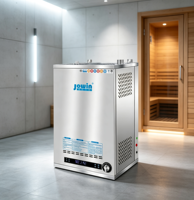 Générateur de vapeur mural au gaz JOWIN 40KW, 55kg/h, chaudière à vapeur économe en énergie en acier inoxydable 304 pour salle de vapeur d'hôtel, sauna à vapeur rapide