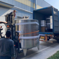 Cuve de stockage personnalisée 300L 400L 500L 600L 1000L 2000L 3000L 5000L 8000L de bière, vin, whisky, gin et spiritueux