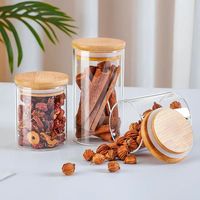 HOME 240 Bocaux en verre Couvercles multifonctionnels Contenants de conservation des aliments Cuisine avec tampons en silicone Logo personnalisable