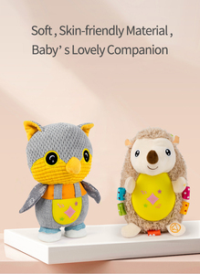 Muñeca de felpa electrónica de lujo para bebé, juguete prenatal de cuna con música, nuevo diseño, 2022 - Product Image 6