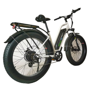 Vélo de montagne électrique 500W 48V 10.4Ah, cadre en alliage d'aluminium, pneus larges, batterie lithium, <span class=keywords><strong>moteur</strong></span> à moyeu avant, 7 vitesses, autonomie >60 km, 26 pouces - Product Image 3