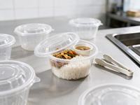 Barquette alimentaire jetable thermoformée par un fabricant chinois, conteneur transparent en blister, taille personnalisée