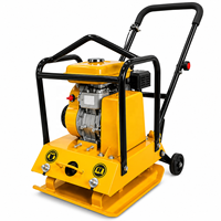 Compacteur de sol vibrant à essence et diesel, compacteur de terrassement réversible pour asphalte, sable, ciment, routes