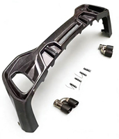Diffuseur arrière pour BMW X6 G06 2019+ - Kit carrosserie X6 G06 M Sport - Diffuseur de pare-chocs arrière en fibre de carbone