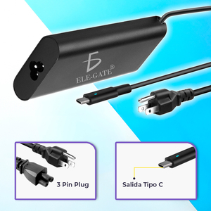 ELE-GATE เครื่องชาร์จ USB-C 130W 5V/20V 1A/6.5A สำหรับแล็ปท็อปเดลล์พรีซิชั่น - Product Image 3