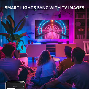 Feican RGB Video Game & Home TV LED Đèn nền thông minh USB & Wifi ngâm IP67 môi trường xung quanh ánh sáng với DC 5V Chế độ điều khiển bằng giọng nói - Product Image 2