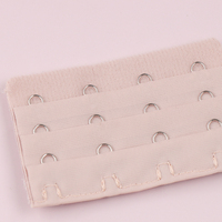 Aksesoris Pakaian Dalam Wanita, Pengait dan Pengunci Bra Persegi Panjang yang Tahan Lama, Bahan Nylon/Spandex