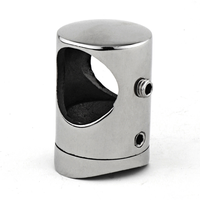 Accessoires de garde-corps de bonne qualité, support de barre transversale en acier inoxydable pour balustrade