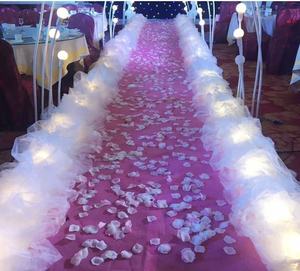 ديكور زفاف فاخر ممر العدائين محطة مخصصة الطريق استشهد ضوء سلسلة الغزل زخرفة حزب الديكور الدعائم اللوازم - Product Image 6