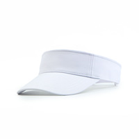 Casquette de soleil en tissu Oxford polyester à motif texturé points/fruits, avec logo personnalisé, imperméable et séchage rapide, idéale pour le tennis et les voyages