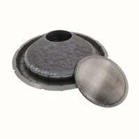 Pabrik OEM ODM Suku Cadang Speaker Kerucut Serat Karbon 12 Inch Logo Kustom Grosir Subwoofer Audio Mobil Produsen PA
