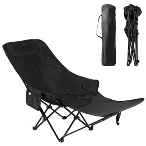 <span class=keywords><strong>Silla</strong></span> Plegable Compacta <span class=keywords><strong>de</strong></span> 4 Posiciones Reclinables con Respaldo Ajustable y Almohada Desmontable para Jardín, Camping, Picnic y Actividades al Aire Libre - Product Image 6