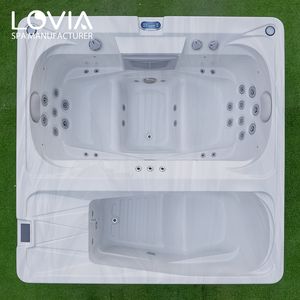 LOVIA yeni masaj Chill ve sıcak küvet toptan batık Chill küvet whirlpool masaj <span class=keywords><strong>Spa</strong></span> soğutulmuş soğuk dalma küvet - Product Image 2