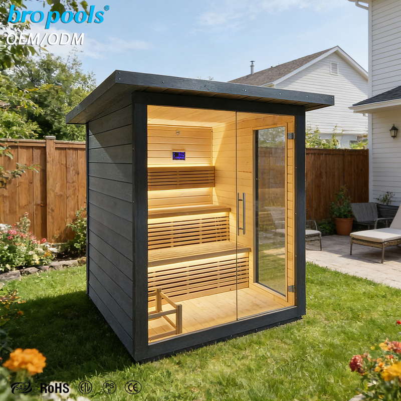 Modern Outdoor 6 Person Red Cedar