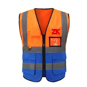 プロモーションノースリーブ黄色セキュリティスタッフ作業制服反射安全ベスト - Product Image 4