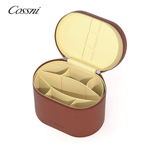 Sac <span class=keywords><strong>de</strong></span> <span class=keywords><strong>toilette</strong></span> <span class=keywords><strong>de</strong></span> luxe COSSNI avec logo personnalisé en cuir véritable, grande capacité, organiseur <span class=keywords><strong>de</strong></span> maquillage <span class=keywords><strong>de</strong></span> voyage, <span class=keywords><strong>trousse</strong></span> <span class=keywords><strong>de</strong></span> <span class=keywords><strong>toilette</strong></span> pour femmes - Product Image 3