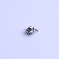 Connecteurs et fermoirs en argent sterling S925 pour colliers et bracelets de perles, accessoires de bijoux DIY