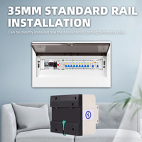 Commutateur de Transfert Automatique Bipolaire ou Tétrapolaire de Type Disjoncteur 63A 100A 125A ATS pour Disjoncteur Électrique