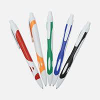 Stylo bille personnalisé avec logo, encre noire 1,0 mm, léger, ABS, coloré, nouveauté, impression UV, pour bureau, école, hôtel
