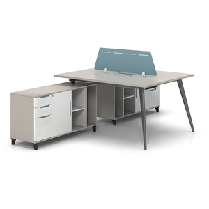 Muebles de Oficina Modernos, Estación de Trabajo para Centro de Llamadas de 4 Personas, Mesa de Oficina para el Hogar, Partición de Oficina, Escritorio para Computadora - Product Image 3