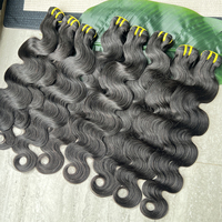 Extensions de cheveux brésiliens ondulés de grade 12A, alignés aux cuticules, 100 % vierges non traités, lots de cheveux humains bruts philippins, vente en gros