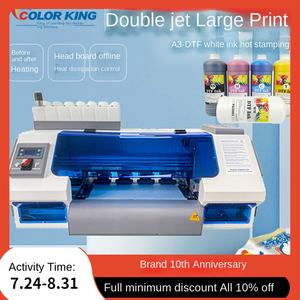 XP600 DTF <span class=keywords><strong>Machine</strong></span> d'impression numérique Nouvelle génération Imprimante d'estampage à chaud offset avec encre blanche à double buse - Product Image 4