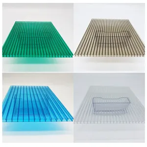 Cor personalizada Transparente Thick Canopy Sun Panel PC Endurance Board Policarbonato para Hollow Honeycomb Plastic <span class=keywords><strong>Sheet</strong></span> Cutting - Product Image 6