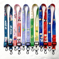 Lanière personnalisée en polyester écologique avec crochet pour cartes d'identité, clés, porte-badge et impression de logo – Vente en gros