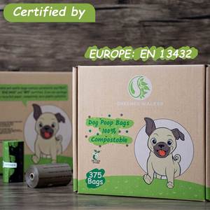 100% Biodegradable and <b>Compostable</b> Dog Poo <b>Bags</b> Wholesale Pet Waste Poop <b>Bags</b> - Product Image 2