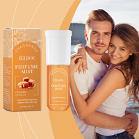 EELHOE Spray Parfumé Corps Caramel Vanille - Parfum léger, envoûtant, doux, naturellement frais, non gras, fragrance élégante