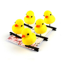 En gros Belle Canard Jaune Pince À Cheveux Mini Poussins Épingle À Cheveux Enfants De Noël Style Résine Pince À Cheveux Vente Chaude