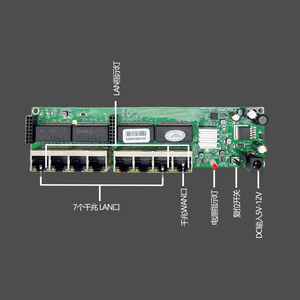เราเตอร์ใหม่ 8 กิกะบิต 1000Mbps รุ่น MTK7621DA 1Wan 7LAN ระบบ OpenWRT อินเทอร์เฟซ UTP RJ45 พร้อมไฟ LED สีเหลืองและสีเขียว รองรับไฟอินพุต 12V - Product Image 2