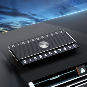 Doppio <span class=keywords><strong>numero</strong></span> di auto montato scheda Mobile luminoso ABS targa del <span class=keywords><strong>telefono</strong></span> popolare accessorio interno per numeri di parcheggio temporanei - Product Image 6