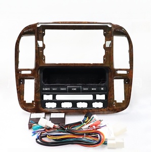 ราคาขายส่ง กรอบหน้าจอรถยนต์ 9 นิ้ว กรอบวิทยุ DVD สำหรับ Land Cruiser 100 Lexus LX470 อุปกรณ์เสริมวิทยุในรถยนต์ สายอะแดปเตอร์ - Product Image 1