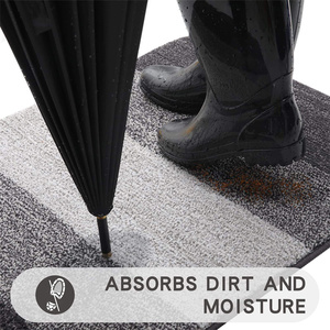 Alfombras de baño de microfibra absorbentes suaves y cómodas, alfombra de baño impermeable, alfombrilla de ducha lavable antideslizante - Product Image 4