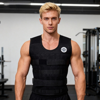 Gilet lesté respirant et confortable avec poids pour les jambes, charge réglable pour un entraînement complet du corps