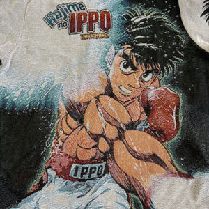 Sudadera con Capucha de Invierno para Hombre, Diseño Retro y Nostálgico con Personajes de Boxeo de IPPO <span class=keywords><strong>Manga</strong></span>, Tejido Tipo Tapicería - Product Image 4