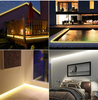 Tira de Luz LED COB USB Autoadhesiva de 5v, Luz Lineal Flexible de Bajo Voltaje para Interiores, Alta Luminosidad